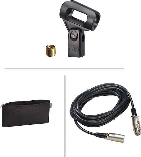 Audio Technica PRO41 Δυναμικό Μικρόφωνο XLR Χειρός για Φωνητικά
