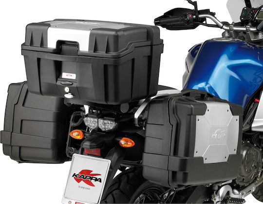 Kappa Moto KGR46 Monocheie Geanta Laterala pentru Motociclete Stanga 46lt in Argintiu culoare