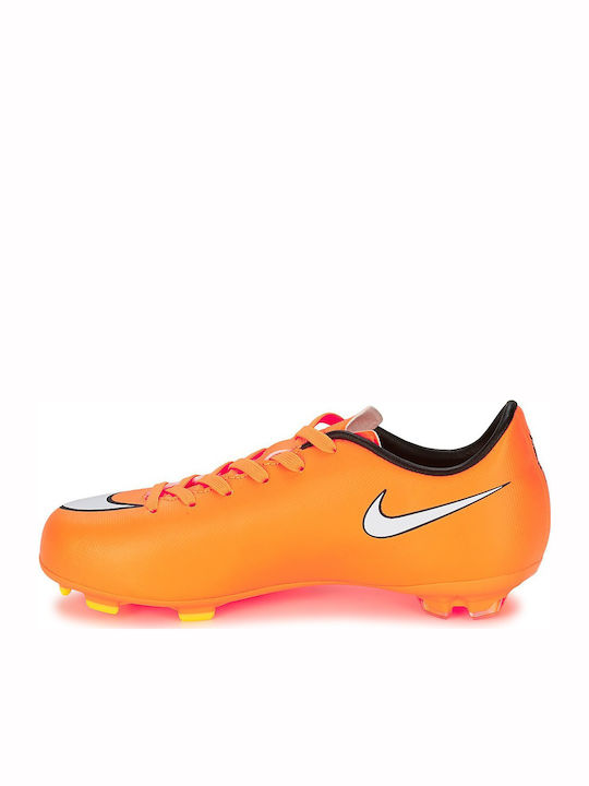Nike Mercurial Victory V Kids Molded Soccer Shoes Orange 651634