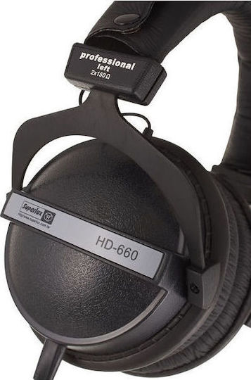 Superlux HD660 Cu fir Over Ear Căști Negre