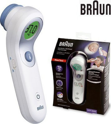 Braun NTF3000 Ψηφιακό Θερμόμετρο Μετώπου με Υπέρυθρες Κατάλληλο για Μωρά