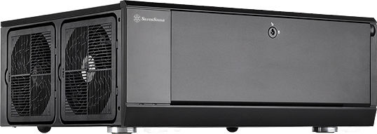 Silverstone GD10 Home Theater Κουτί Υπολογιστή Μαύρο