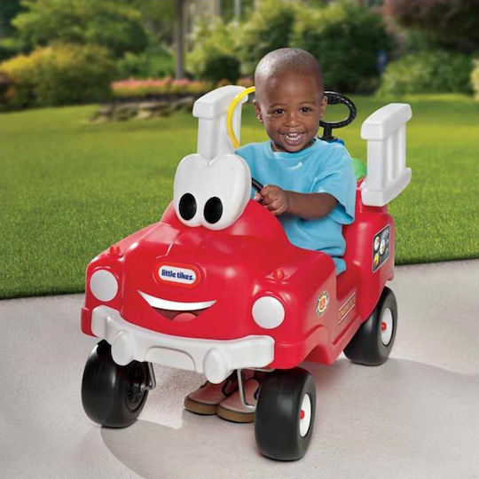 Little Tikes Spray & Rescue Fire Truck Lauflernhilfe Auto Ride On für 12++ Monate 616129 Rot