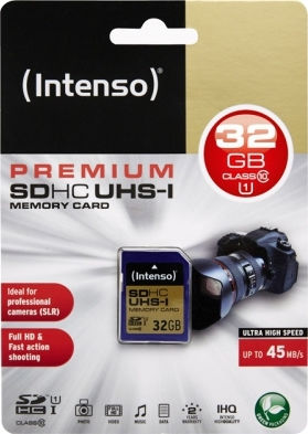 Intenso SDHC 32GB Class 10 U1 UHS-I