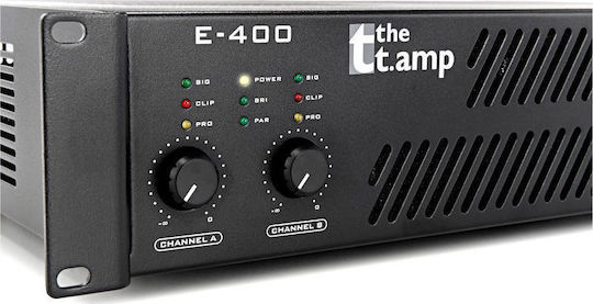 The T.Amp E-400 Amplificator de putere Amplificator PA 2 Canale 190W/4Ω 120W/8Ω