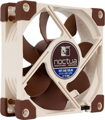 Noctua NF-A8 ULN Case Fan 80mm με Σύνδεση 3-Pin Καφέ