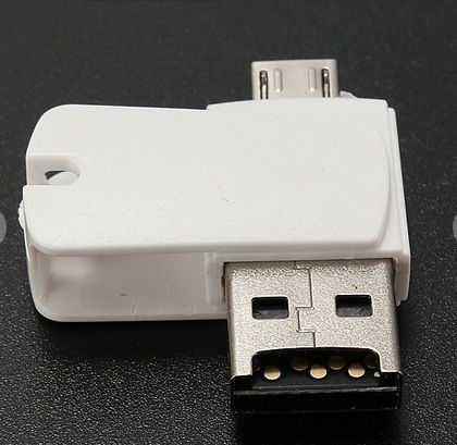 Mini Card reader & OTG for MicroSD