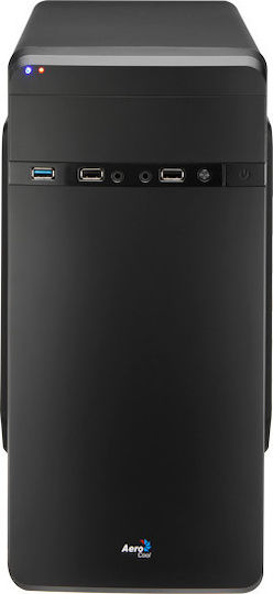 Aerocool QS-180 Midi-Turm Computergehäuse Schwarz