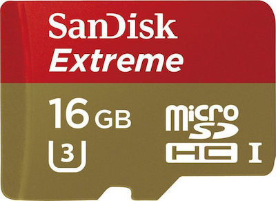 Sandisk microSDHC 16GB Class 10 U3