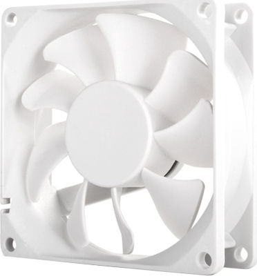 Silverstone FM84 Case Fan 80mm (3500rpm / 36.87cfm) Χωρίς Led Φωτισμό και Σύνδεση 3-Pin Λευκό