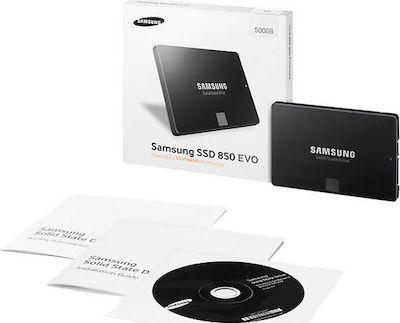 Samsung 850 Evo SSD 500GB τύπου 2.5'' με σύνδεση SATA III MZ-75E500B/EU