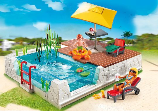 Playmobil Stadtleben Luxuriöser Pool für 4-10 Jahre
