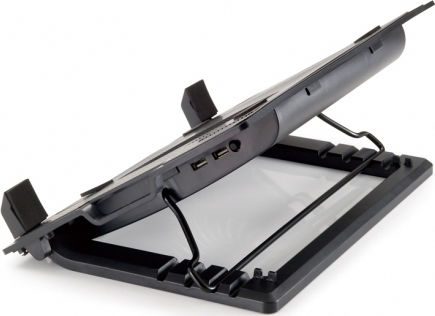 Conceptronic Cooling Pad για Laptop έως 17" με 1 Ανεμιστήρα και Φωτισμό (CNBCOOLSTAND1F)