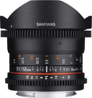 Samyang Full Frame Camera Lens Fisheye for Canon EF Mount Black