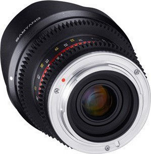 Samyang Crop Φωτογραφικός Φακός 12mm T2.2 VDSLR NCS CS Wide Angle για Micro Four Thirds (MFT) Mount Black