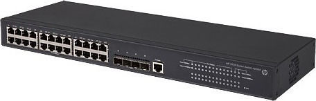 HP Managed L3 PoE+ Switch with 24 Gigabit (1Gbps) Ethernet Ports and 4 SFP Ports