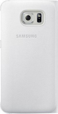 Samsung Synthetic Leather Book White (Galaxy S6)