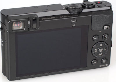 Panasonic Lumix DMC-TZ70 Compact Φωτογραφική Μηχανή 12.1MP Οπτικού Ζουμ 30x με Οθόνη 3" και Ανάλυση Video Full HD (1080p) Μαύρη