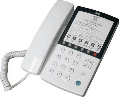Witech WT-5006 Telefon cu fir Birou Negru