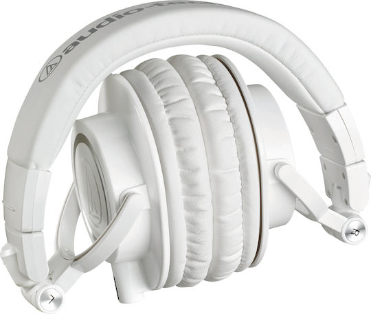 Audio Technica ATH-M50x Жични Over Ear Слушалки Бели