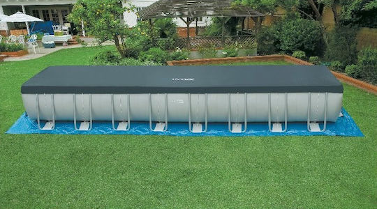 Intex Piscină 10lt Cu Cadru Metalic 975x488x132cm Albă