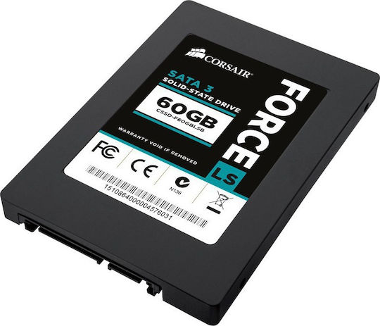 Corsair Force Series LS SSD 60GB τύπου 2.5'' με σύνδεση SATA III CSSD-F60GBLSB