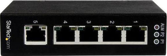 StarTech IES51000 Unmanaged L2 Switch με 5 Θύρες Gigabit (1Gbps) Ethernet