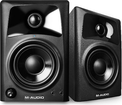 M-Audio AV-42 Самоусилващи се тонколони Студио Монитор 2 Брой шофьори 40W (Двойка) Черен