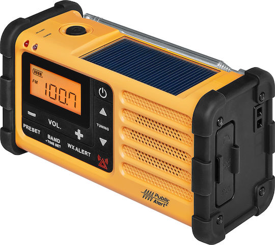 Sangean MMR-88 Portable Radio Solar with USB Yellow