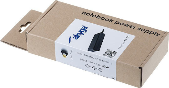 Akyga Φορτιστής Laptop 90W 19V 4.74A για Acer χωρίς Καλώδιο Τροφοδοσίας