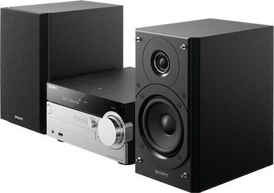 Sony Ηχοσύστημα 2.0 CMT-SX7B 100W με CD Player, WiFi και Bluetooth Μαύρο