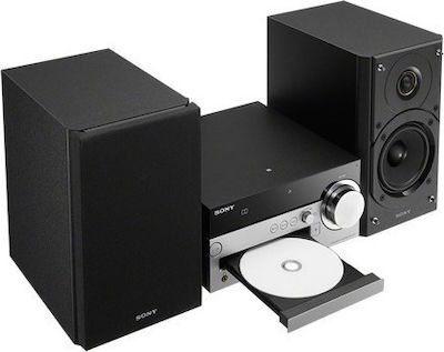 Sony Ηχοσύστημα 2.0 CMT-SX7B 100W με CD Player, WiFi και Bluetooth Μαύρο