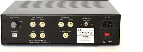 Lab12 HPA Schreibtisch Digital Kopfhörerverstärker 2 Kanäle mit DAC, USB und Jack 6.3mm