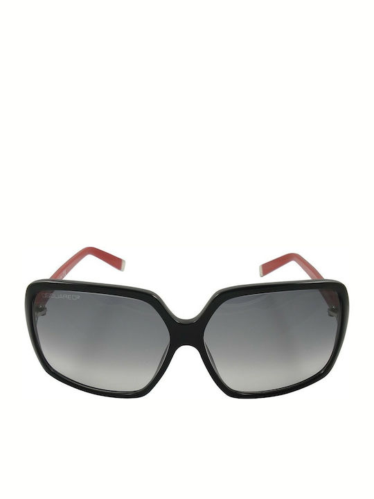 Dsquared2 Femei Ochelari de soare cu Negru Din plastic Rame 0035 01B