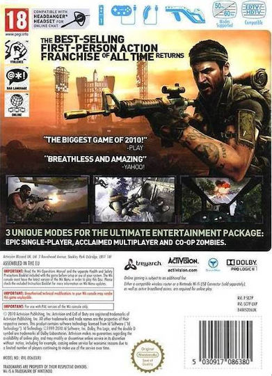 Call of Duty Black Ops Wii
