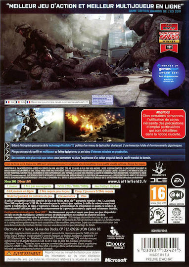 Battlefield 3 Edition Xbox 360 Game