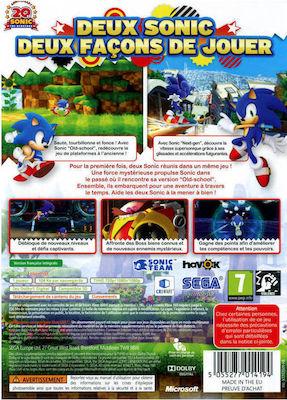 Sonic Generations Edition Xbox 360 Game