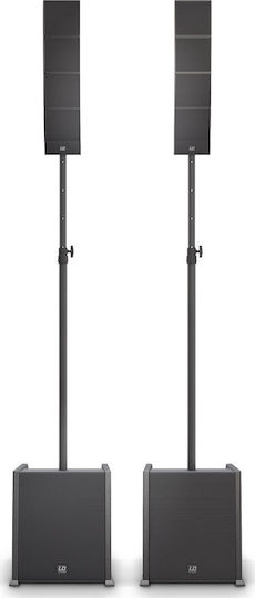 CURV 500 PS LDCURV500PS Σετ με Αυτοενισχυόμενα Ηχεία PA 920W με Woofer 10" 32.5x49.1x50.5εκ.