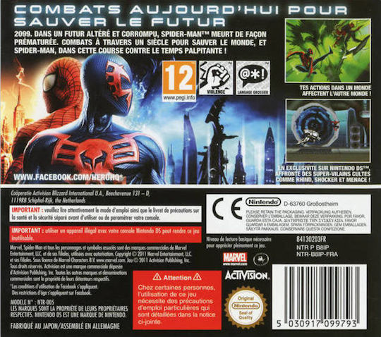Spider-Man: Edge of Time DS