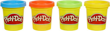 Hasbro Play-Doh 4 Knetgummis Knetmasse für 2+ Jahre 23241