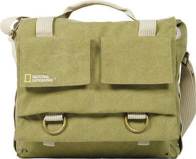 National Geographic Τσάντα Ώμου Φωτογραφικής Μηχανής Earth Explorer Medium Messenger Bag Μέγεθος Medium σε Χακί Χρώμα