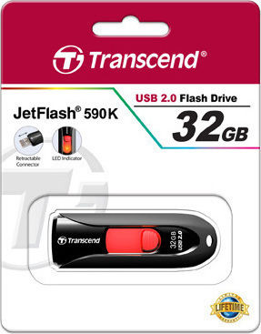 Transcend Jetflash 590 32GB Stick USB 2.0 Negru
