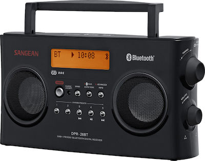 Sangean DPR-26BT Tragbares Radio DAB+ mit Bluetooth Schwarz