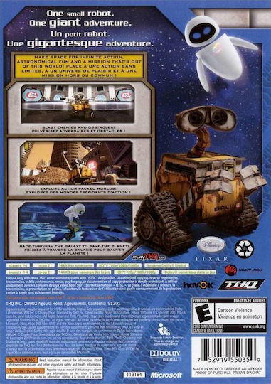 Wall E Xbox 360 Game