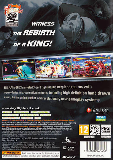 The King of Fighters XII Joc Xbox 360