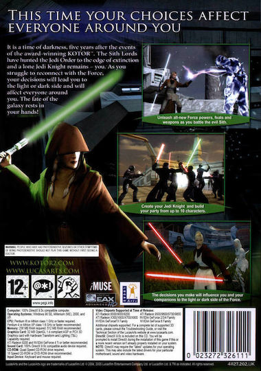 Star Wars Knights of the Old Republic II - The Sit Limited Edition PC Game