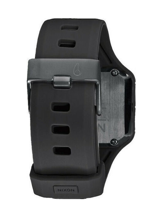 Nixon Ultratide Digital Uhr Batterie mit Schwarz Kautschukarmband