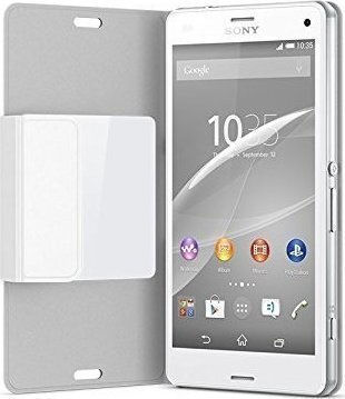 Sony Book Δερματίνης Λευκό (Xperia Z3 Compact)