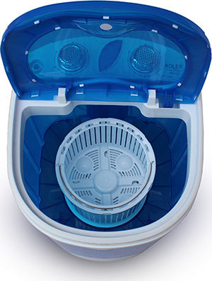 Adler Portable Washing Machine in White Colour AD 8051