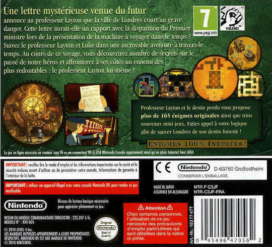 Professor Layton and the Unwound Future DS